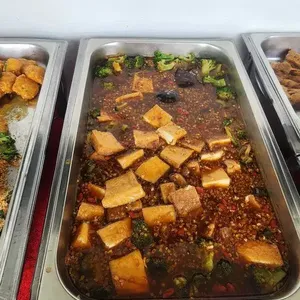 Signature Cai Poh Tofu<br>served with broccoli & chinese mushrooms