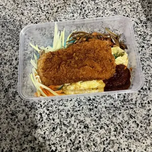Budget Meal - Thai Nasi Lemak with Fish Fillet & Fried Egg (Add-ons: None) (Container: Take away charges)