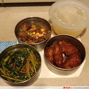 Dinner Tingkat (20 Days, 3 Dishes + Soup OR 4 Dishes)