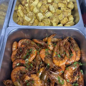 Sauteed Asian Har Lok Prawn