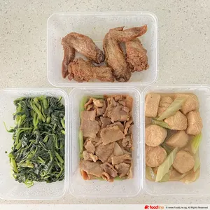 Tingkat Menu (20 Days) in Microwavable Container