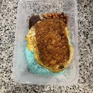 Budget Meal - Thai Nasi Lemak with Fish Fillet & Fried Egg (Add-ons: None) (Container: Take away charges)