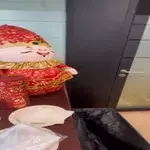 八宝罗汉蘑菇炒菠菜面 Eight Treasure Spinach Noodle with Mushrooms