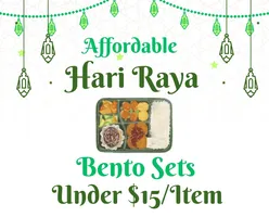 Affordable Hari Raya Bento Sets Under $15/item