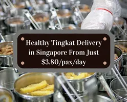 Healthy Tingkat Delivery in Singapore From Just $3.80/pax/day