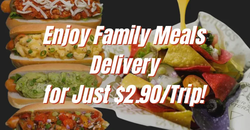 Enjoy Family Meals Delivery for Just $2.90/Trip!