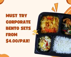 Must Try Corporate Bento Sets From $4.00/Pax!