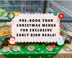 Pre-Book Your Christmas Menus for Exclusive Early Bird Deals!