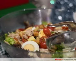 Nicoise Salad with Shredded Turkey | Customer Photo | Delizio Catering Pte Ltd