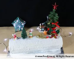 Christmas Log Cake  (Ondeh Ondeh- 1kg ) | Customer Photo | Intercontinental Catering Pte Ltd