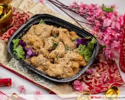 Golden Fish Fillet with Crispy Cereal Flakes （麦片鱼片） | Customer Photo | Le Xin Catering Group Pte Ltd