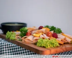 Sliced Honey Baked Ham with Pineapple Sauce | Customer Photo | Prata Wala by Delizio Catering