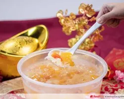 Chilled Sea Coconut with Fruit 海底椰杂果白木耳 | Customer Photo | The Orange Lantern Gourmet Kitchen