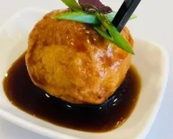 Teriyaki Glaze Seafood Ball | Customer Photo | Amici Events And Catering