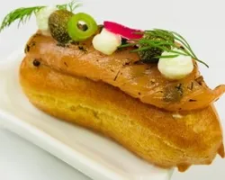 Smoke Salmon Gravlax Éclair | Customer Photo | Amici Events And Catering