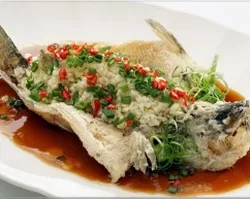 Hk Style Steam Sea Bass  港蒸金目卢 | Customer Photo | Bayfront Catering Services