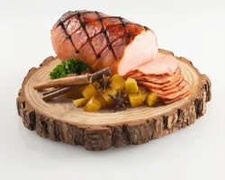 Madagascar Vanilla Honey-glazed Chicken Honey Baked Ham and Roasted Cinnamon Apples with Plump Raisins (1kg) | Customer Photo | BellyGood Caterer