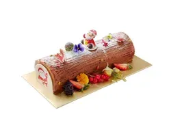 Handcrafted Chocolate Festive Log Cake (1kg) | Customer Photo | BellyGood Caterer