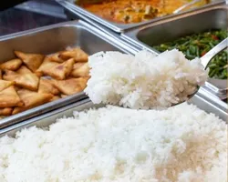 Steamed Rice | Customer Photo | Island Catering Services Pte Ltd