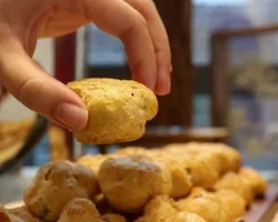 Signature All-time Favorite Chocolate crème puff pastry | Customer Photo | Delizio Catering Pte Ltd