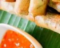 Spring rolls with Thai-sweet Chili Dip | Customer Photo | Delizio Catering Pte Ltd