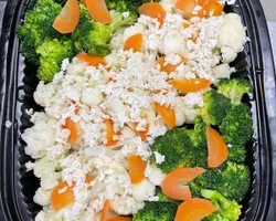 Sauteed Broccoli & Cauliflower w Crab Meat | Customer Photo | ECreative Catering Pte Ltd