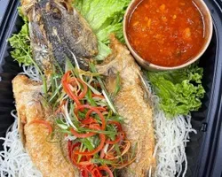 Ocean Of Wealth Sweet & Sour Seabass (Whole Fish) | Customer Photo | ECreative Catering Pte Ltd