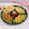 Prosperity Fortune Platter (Scallop Yam Basket, Seasoned Baby Octopus, Spring Roll,  Seaweed Corn Roll,  Golden Money Bag) | Customer Photo | ECreative Catering Pte Ltd