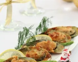 Baked NZ Green Mussels  | Customer Photo | ECreative Catering Pte Ltd