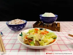 Beijing Cabbage with Carrot | East West Fusion