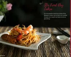 Stir Fried Dry Laksa Noodle 炒叻沙面 | Customer Photo | Fu Kwee Caterer Pte Ltd