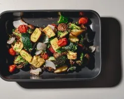 Charred Cumin Vegetables<br>natural cumin powder from china, baby potato, broccoli, zucchini, cherry tomato | Customer Photo | Grain