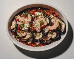 The Godfather s Cioppino<br>assorted seafood, slow braised soffritto, crustacean jus | Customer Photo | Grain