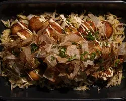 Osaka Style Takoyaki<br>bonito flake, roasted sesame, japanese mayonnaise | Customer Photo | Grain