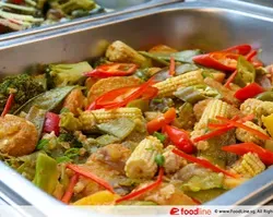 Braised Egg Beancurd w/ Mixed Vegetables | Customer Photo | Island Catering Services Pte Ltd