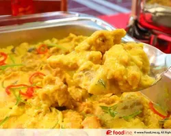 Salted Egg Yolk Chicken | Customer Photo | Island Catering Services Pte Ltd