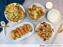 4 Dishes Tingkat Menu | KCK Food Catering Pte Ltd