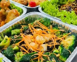 Happiness Broccoli with Mushrooms and Scallop | Customer Photo | Mamanda Catering (by Mamanda Pte Ltd)