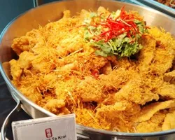 Pla Tord Ta Krai | Fried Fish Fillets with Crunchy Lemongrass | Customer Photo | Nara Bear Authentic Thai Cuisine