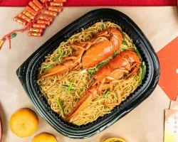 Cantonese Stewed Lobster Ee Fu Noodles | Customer Photo | On & On Diners