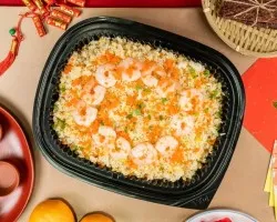 Golden Sand Shrimp Fried Rice with Roe  | Customer Photo | On & On Diners