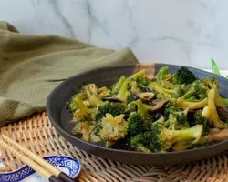 Broccoli with Mushroom | Customer Photo | QQ Catering