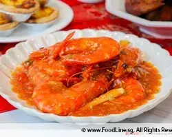 Prawn with Chili Crab Sauce | Customer Photo | QQ Catering