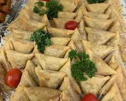 Mini Curry Samosa with Salsa (V) | Customer Photo | Rico Catering Pte Ltd