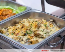 Baked Chicken with Mushroom Cheese Sauce | Customer Photo | Rilassi Catering