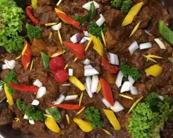 Masala Mutton (Mutton Cube cook in Rich Gravy w Indian Spices) | Customer Photo | Rilassi Catering