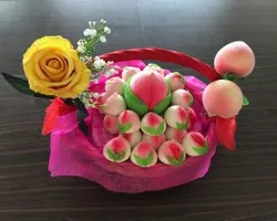 Longevity Bun with basket decoration | Customer Photo | San Gu Ma Dian Xin