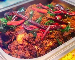 Spice Chicken Ayam Berempah served with Onion Sambal Chili | Customer Photo | Shiok Kitchen Catering Pte. Ltd.