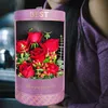 Click to see more photos of RR001: 6 Red Roses Arranged In Cylinder Gift Box