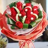 Click to see more photos of RR050: 12 Red Roses Handbouquet Special Wrapping